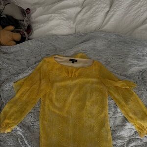 Banana Republic Yellow Blouse